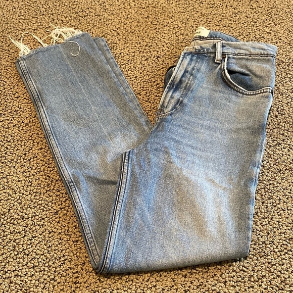 Reformation Jeans Liza High Straight Jeans Size 27 in Like New Condition - Picture 1 of 10
